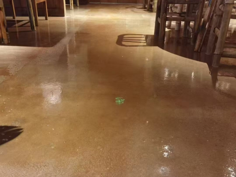 Oily epoxy hotel retro floor paint