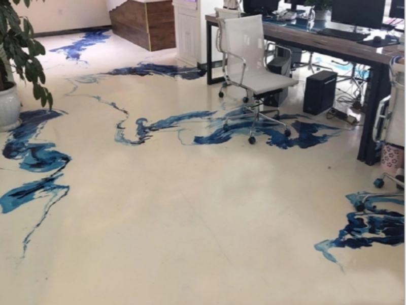 water-based epoxy art floor paint