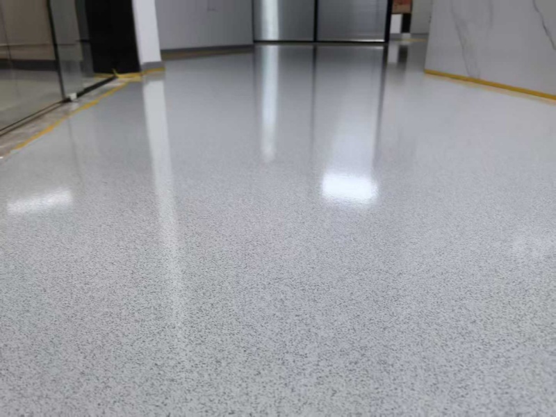 Guangzhou Art Museum's floor upgrade! Environmentally friendly water-based epoxy colored sand floor paint is exclusively supplied by our factory！