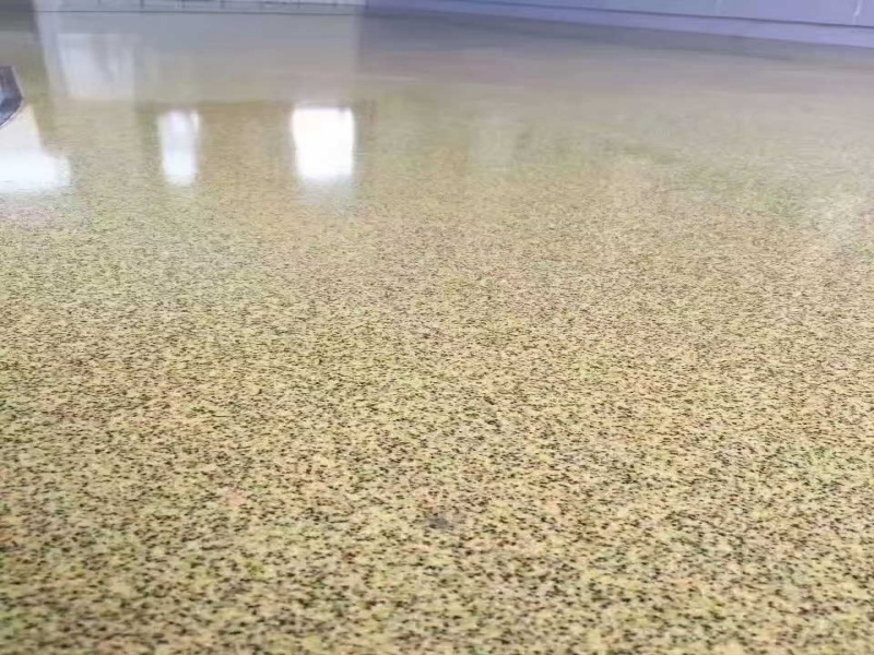 How long is the life of epoxy colored sand floor coating?