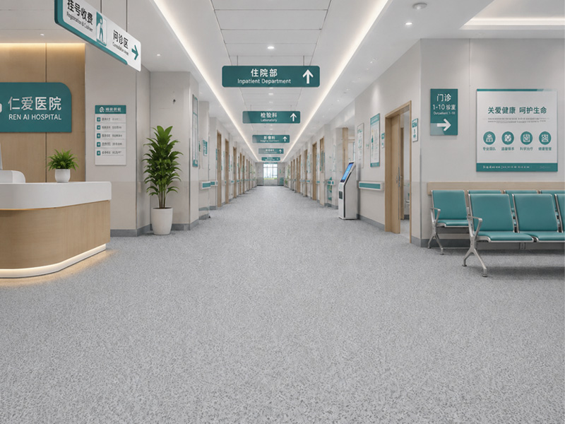 Epoxy Colored Sand Floor coarings for Hospitals – Antibacterial, Seamless & Medical-Grade Flooring Solution