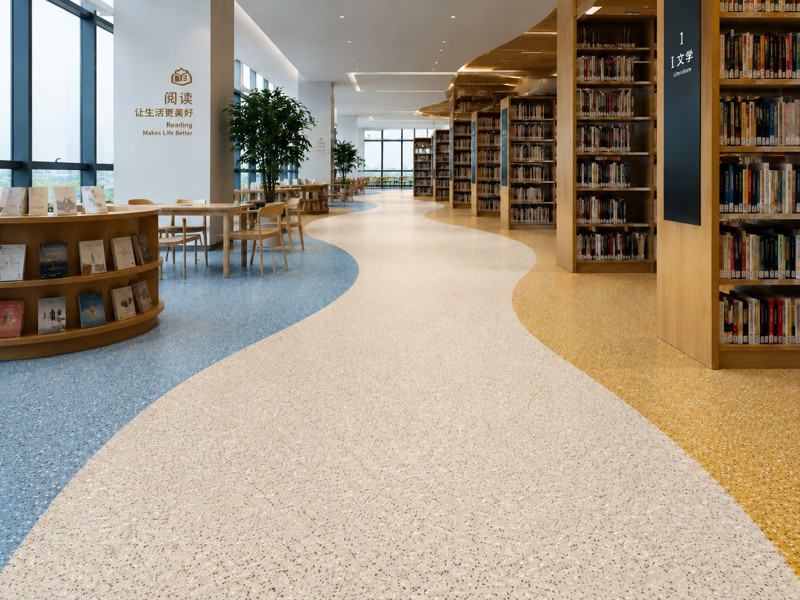 Epoxy Colored Sand Floor Coatings: Perfect Floor Solution for Modern Libraries