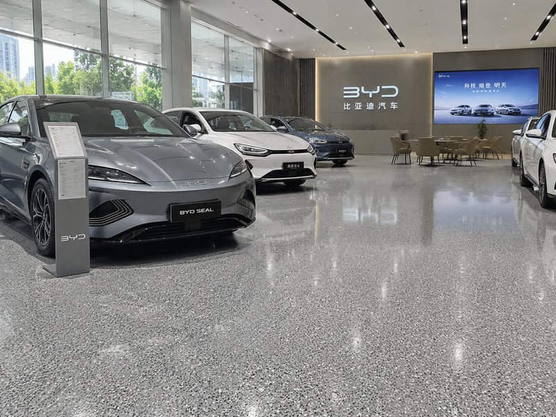 Epoxy Colored Sand Floor Paint for Car Showrooms: Premium Durable & Aesthetic Flooring Solution